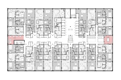 2nd Floor Unit Layouts with Storage Units